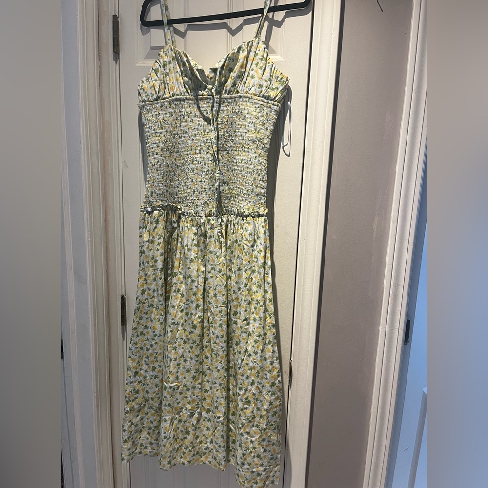 Free People Yellow Green Floral Maxi Dress - Picture 6 of 6